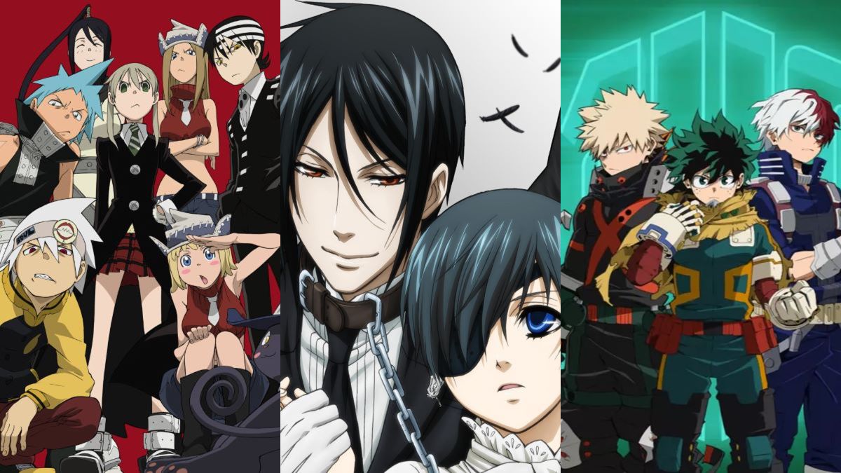 Soul Eater, Black Butler, & My Hero Academia characters